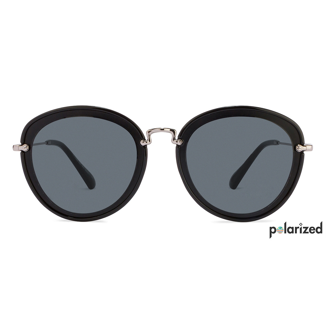 Vincent Chase Online Gunmetal Full Rim Round left side