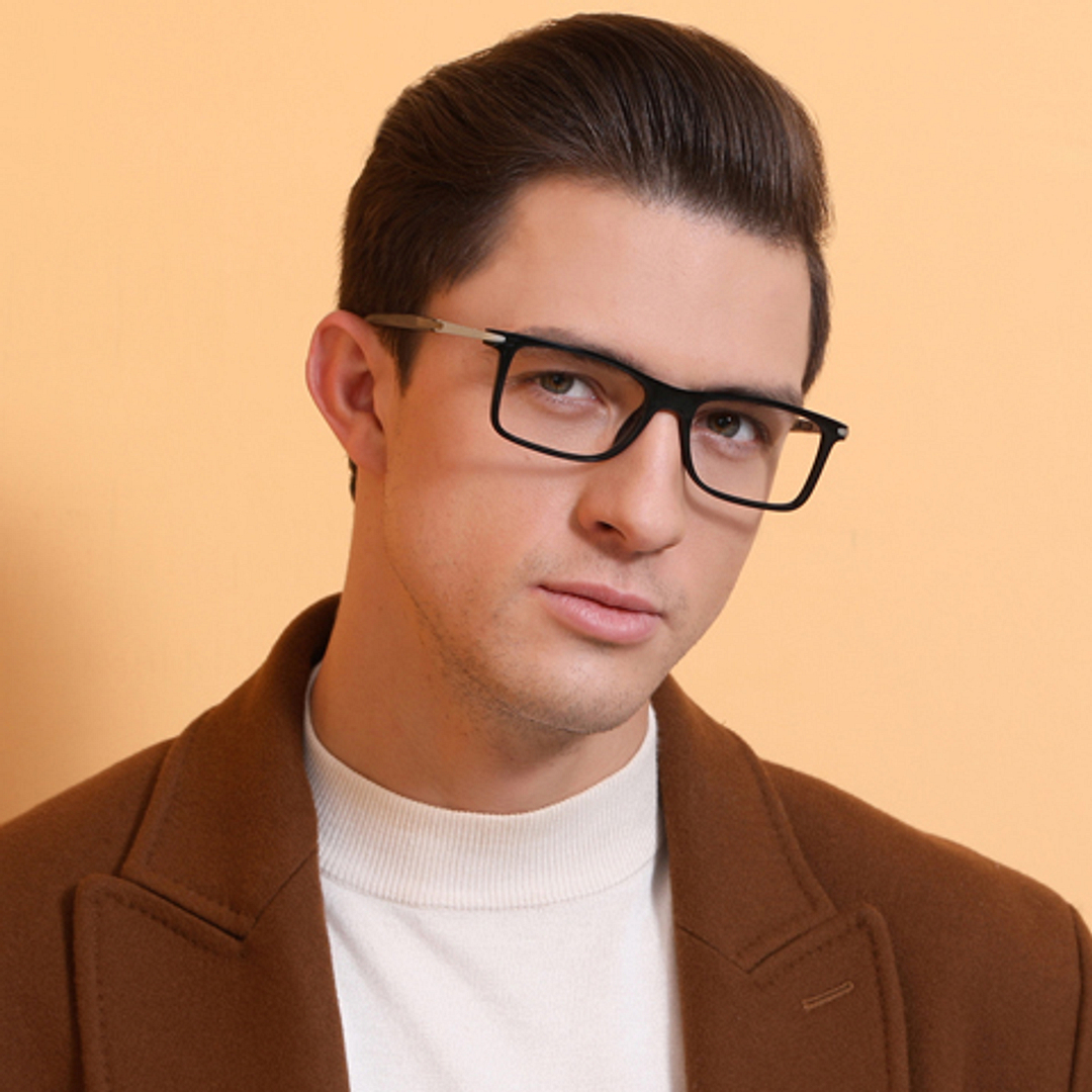 Lenskart Air Online Black Full Rim Rectangle right side