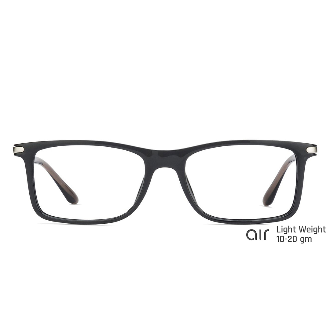 Lenskart Air Online Black Full Rim Rectangle left side