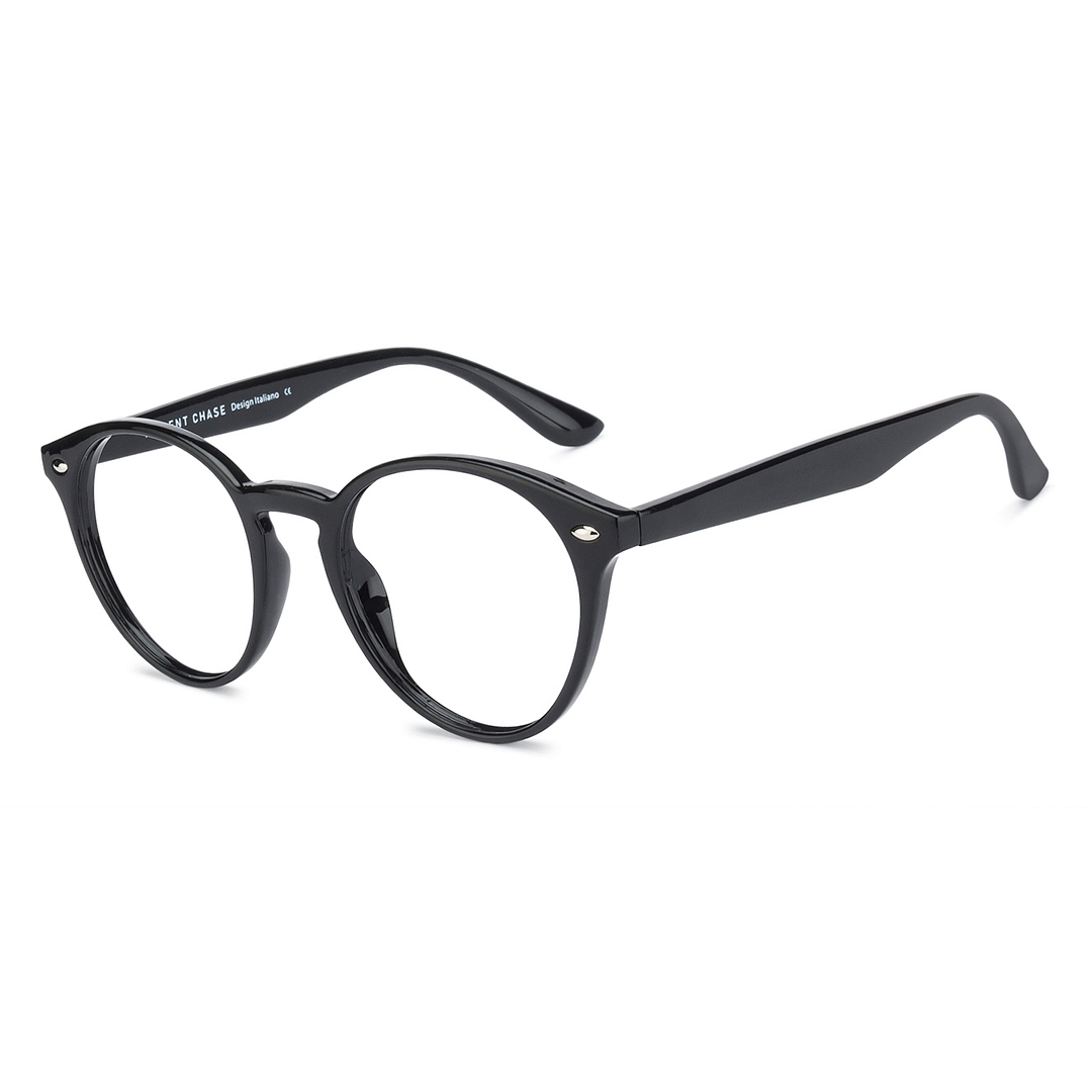 Vincent Chase Online Black Full Rim Round left side