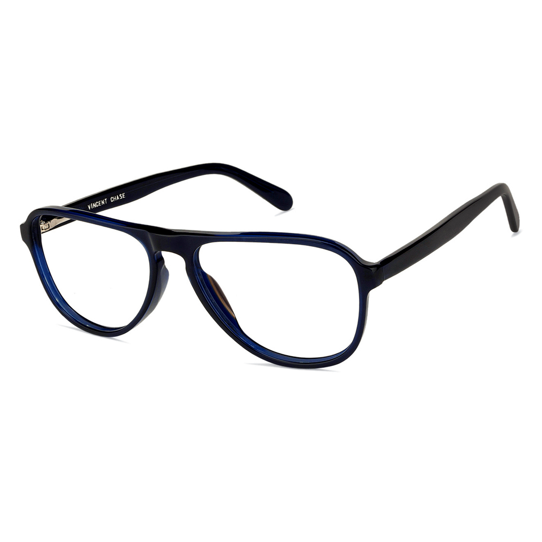 Vincent Chase Online Blue Transparent Full Rim Aviator right side