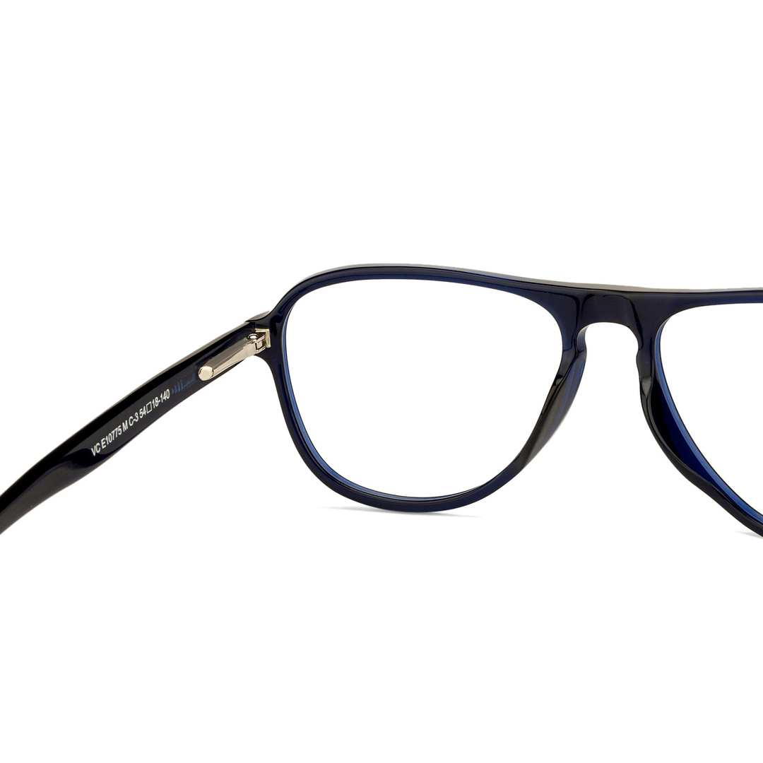 Vincent Chase Online Blue Transparent Full Rim Aviator left side