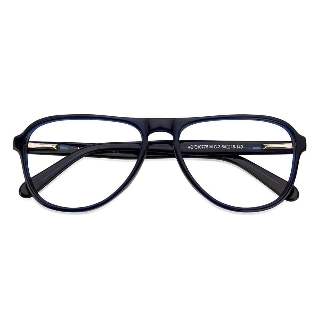 Vincent Chase Online Blue Transparent Full Rim Aviator right side