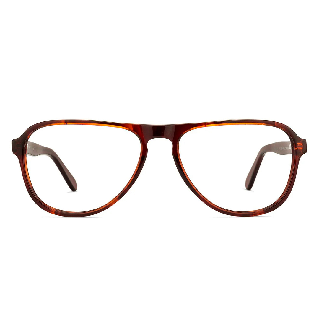 Vincent Chase Online Light Brown Full Rim Aviator left side