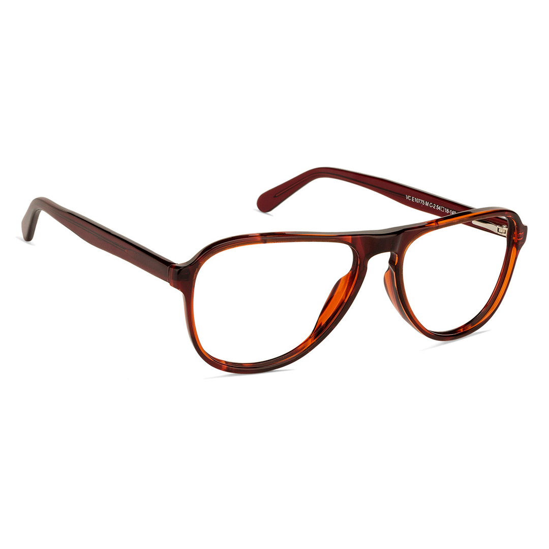 Vincent Chase Online Light Brown Full Rim Aviator left side