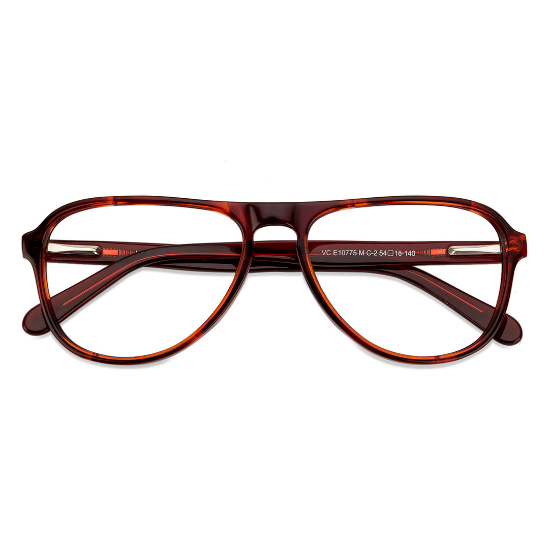 Vincent Chase Online Light Brown Full Rim Aviator right side