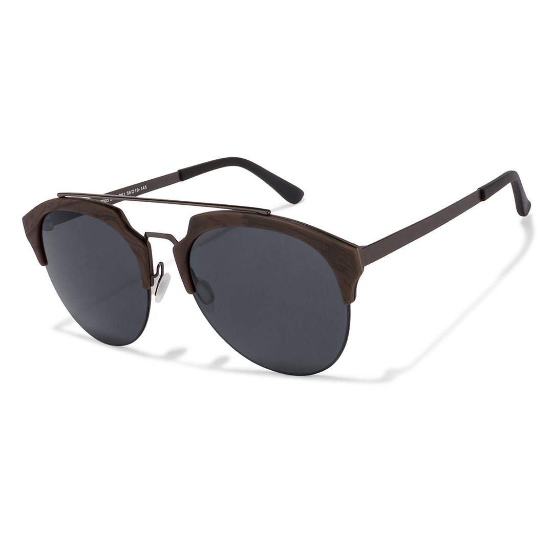 Vincent Chase Online Brown Full Rim Aviator right side