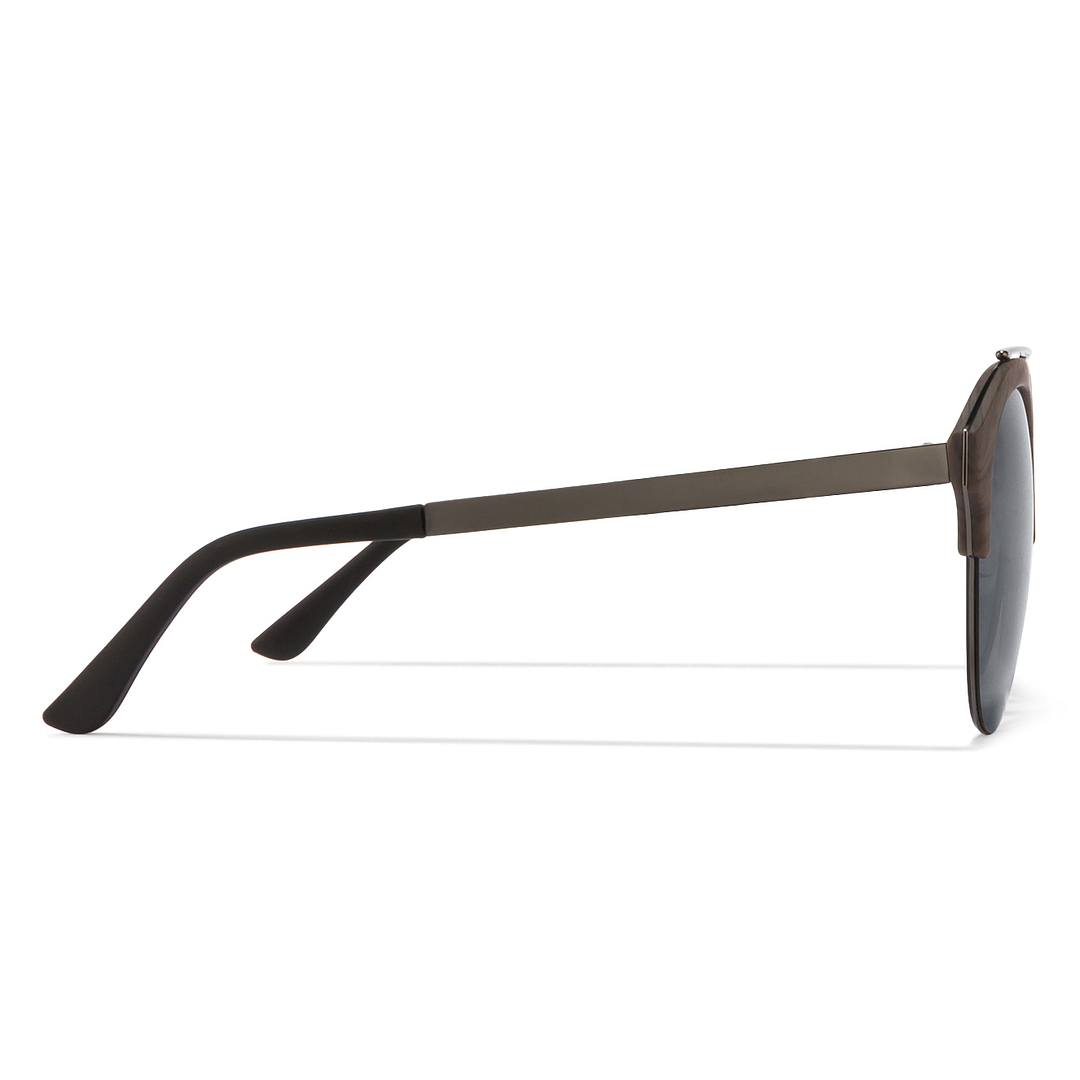 Vincent Chase Online Brown Full Rim Aviator right side