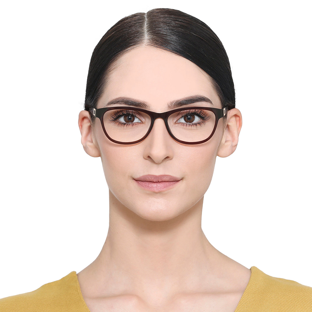 Lenskart Air Online Light Brown Full Rim Cat Eye right side