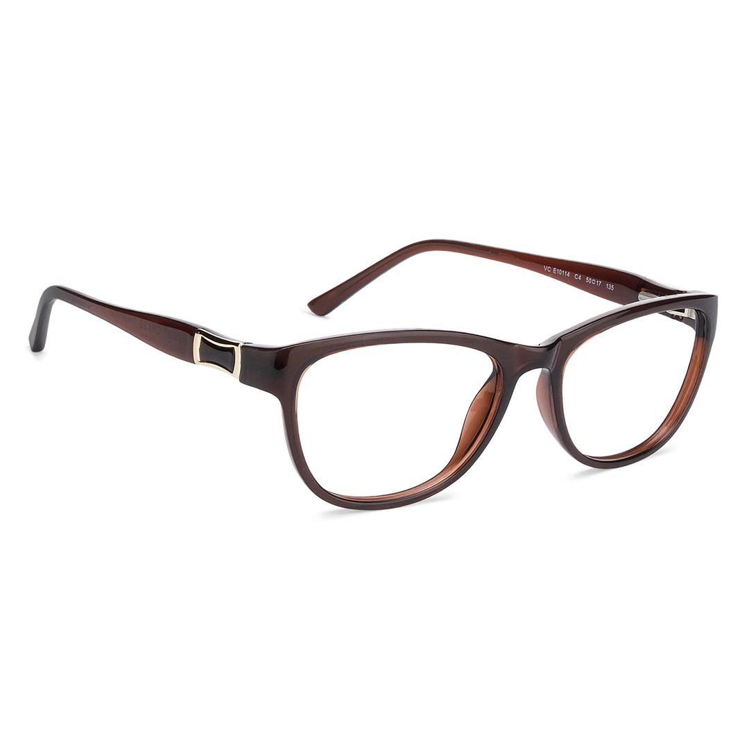 Lenskart Air Online Light Brown Full Rim Cat Eye right side