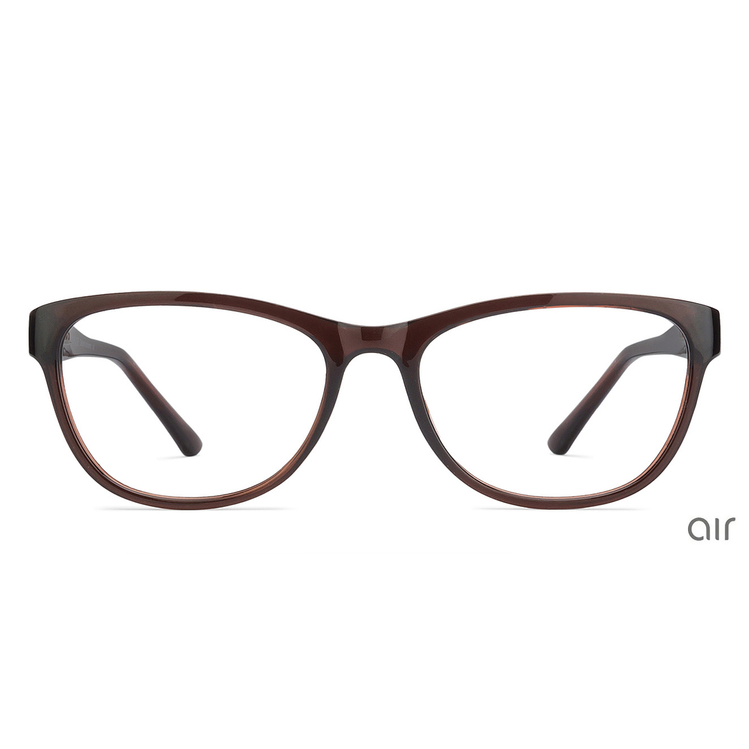 Lenskart Air Online Light Brown Full Rim Cat Eye left side