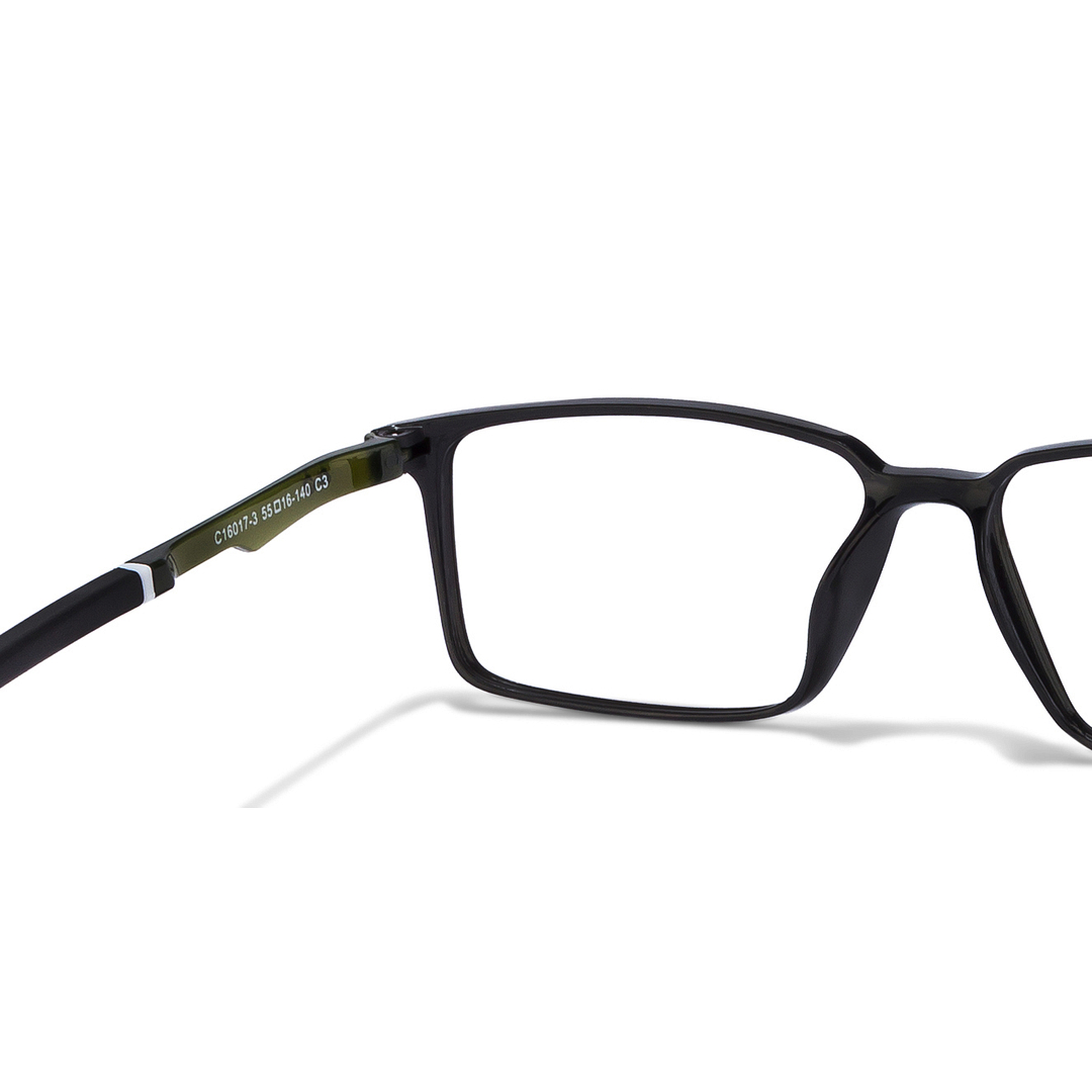 Lenskart Lenskart TOI Special: Lenskart Air: Black Green White Black Full Rim Rectangle Lenskart TOI Special OTHERS C 16017-3-C3 left side