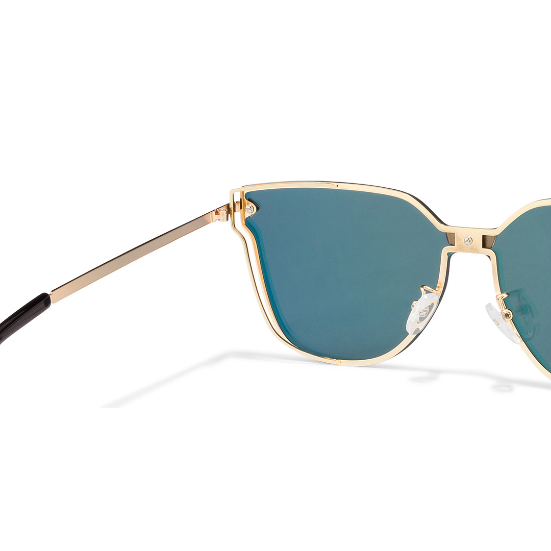 Vincent Chase Online Gold Full Rim Cat Eye left side