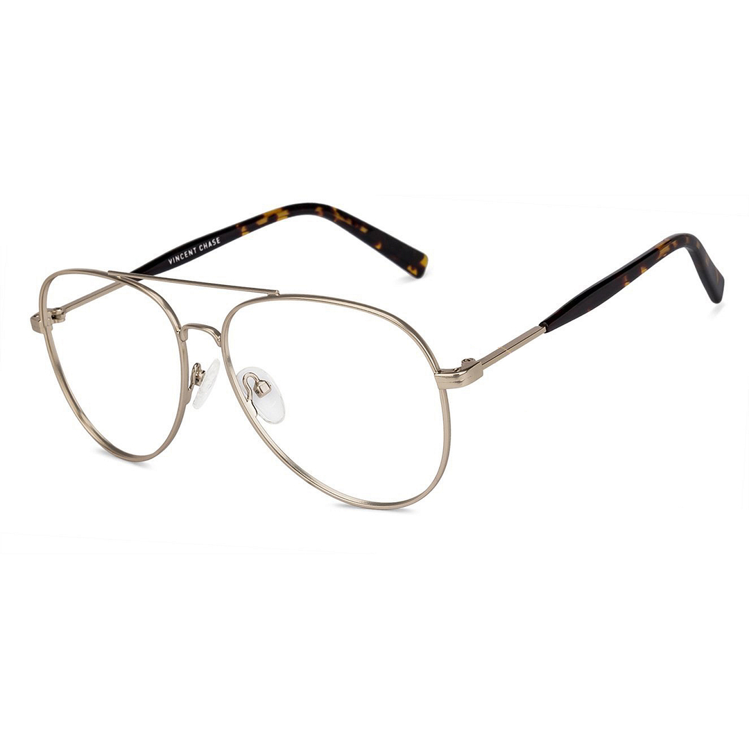 Vincent Chase Online Gold Full Rim Aviator right side