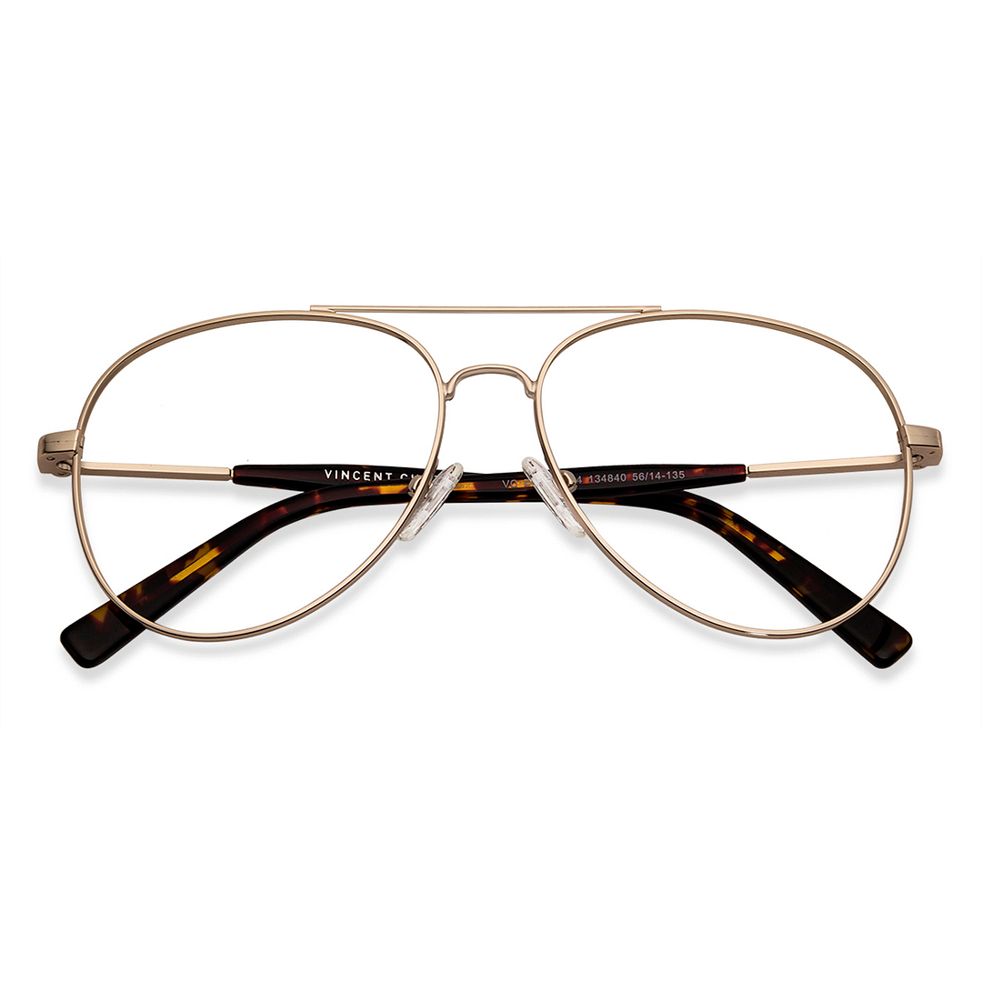 Vincent Chase Online Gold Full Rim Aviator right side