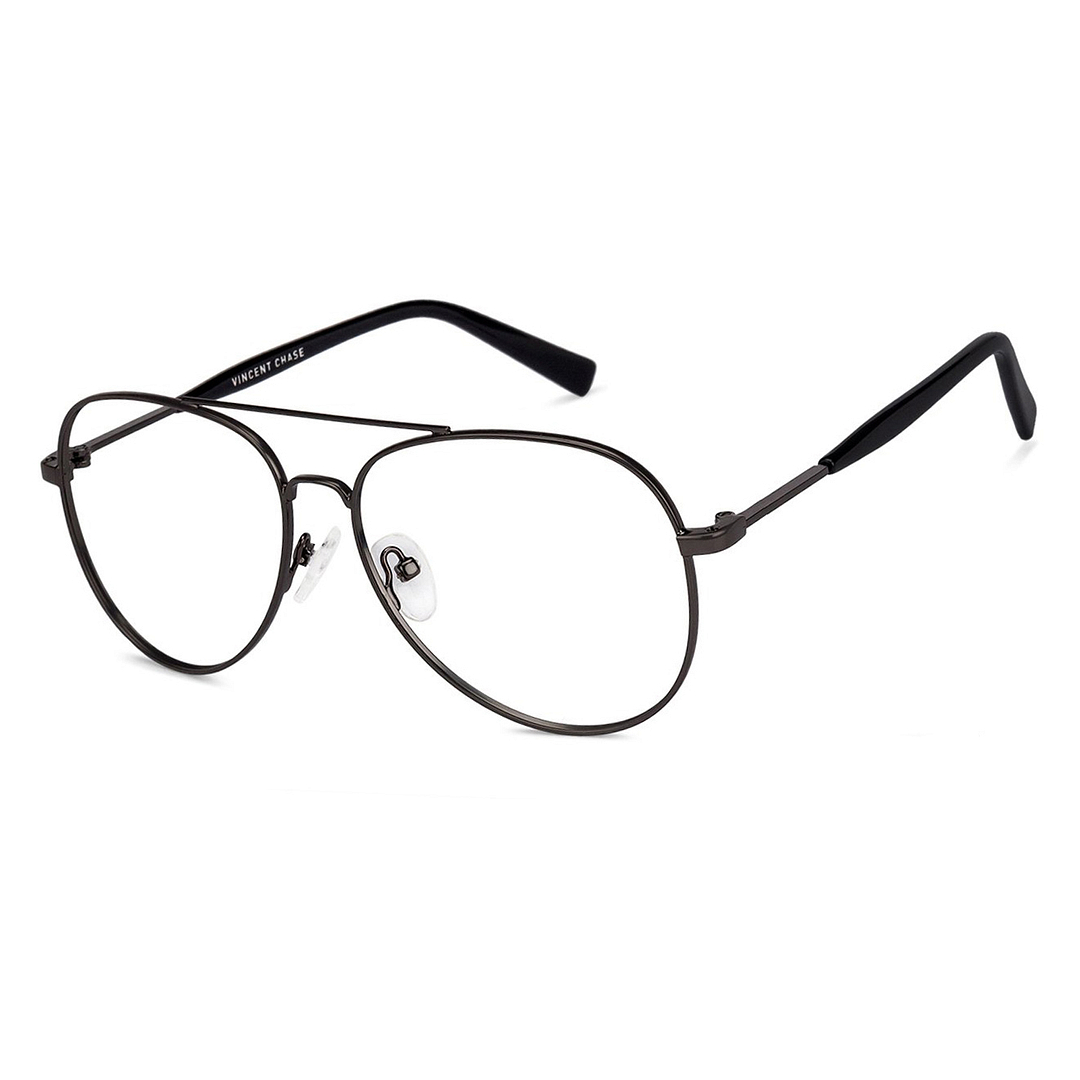 Vincent Chase Online Mid Gunmetal Full Rim Aviator right side