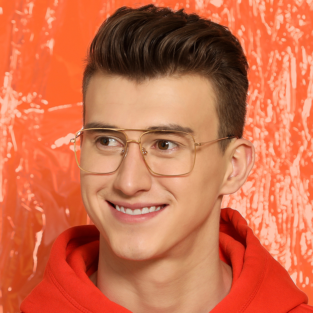 Vincent Chase Online Rose Gold Full Rim Square right side