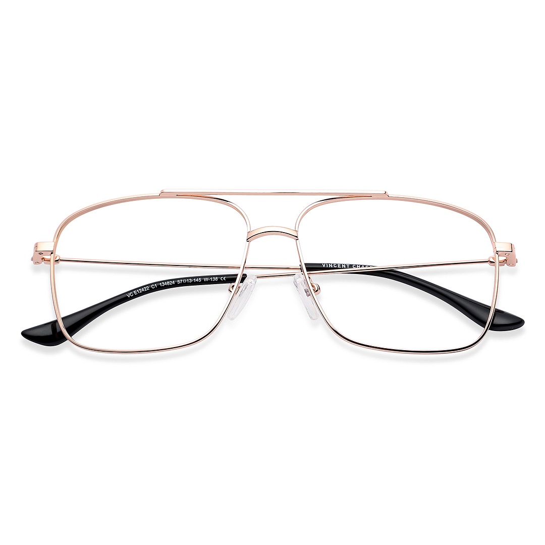 Vincent Chase Online Rose Gold Full Rim Square left side