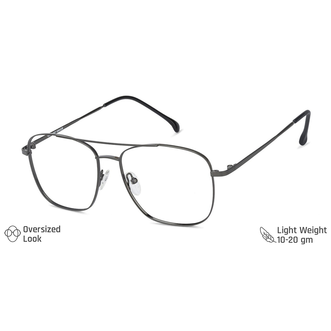 Vincent Chase Online Mid Gunmetal Full Rim Square right side