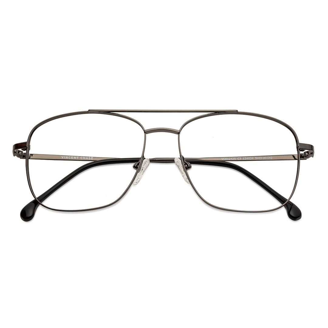 Vincent Chase Online Mid Gunmetal Full Rim Square right side