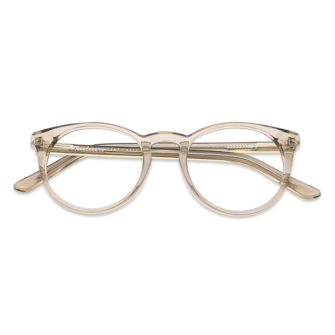 Vincent Chase Online Crystal Transparent Full Rim Round left side