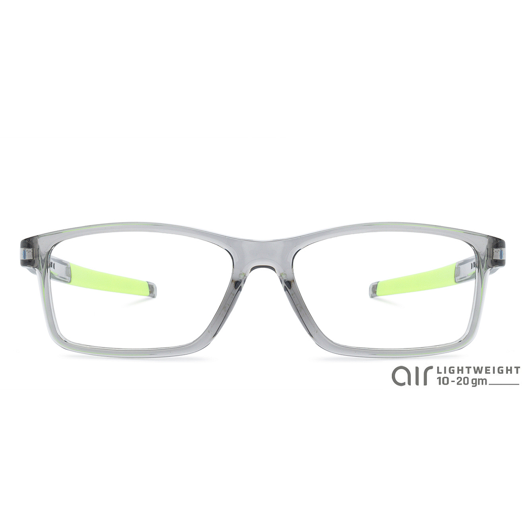 Lenskart Air Online Gray Transparent Full Rim Rectangle left side