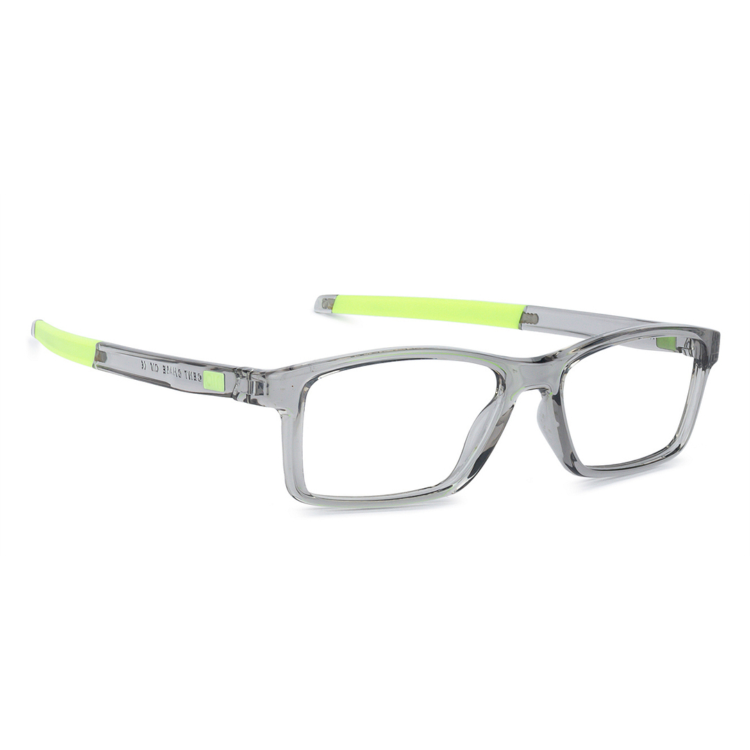 Lenskart Air Online Gray Transparent Full Rim Rectangle left side