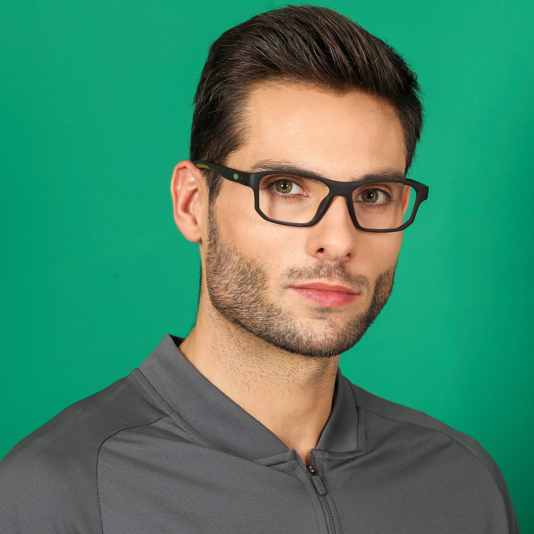 Lenskart Air Online Light Gray Full Rim Square left side