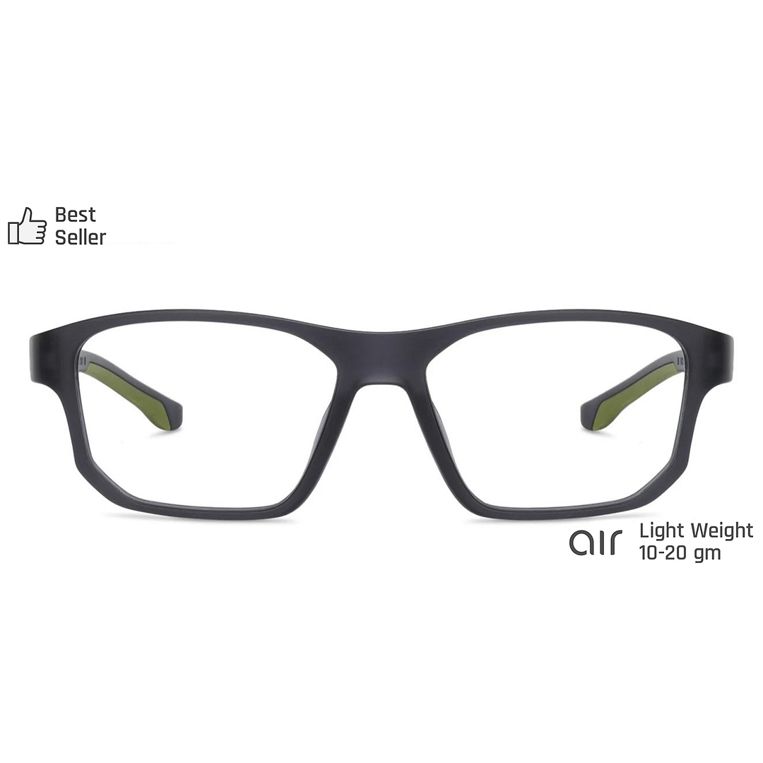 Lenskart Air Online Light Gray Full Rim Square left side