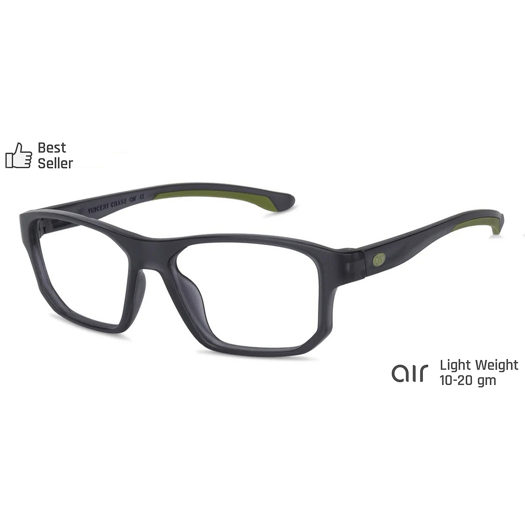 Lenskart Air Online Light Gray Full Rim Square right side