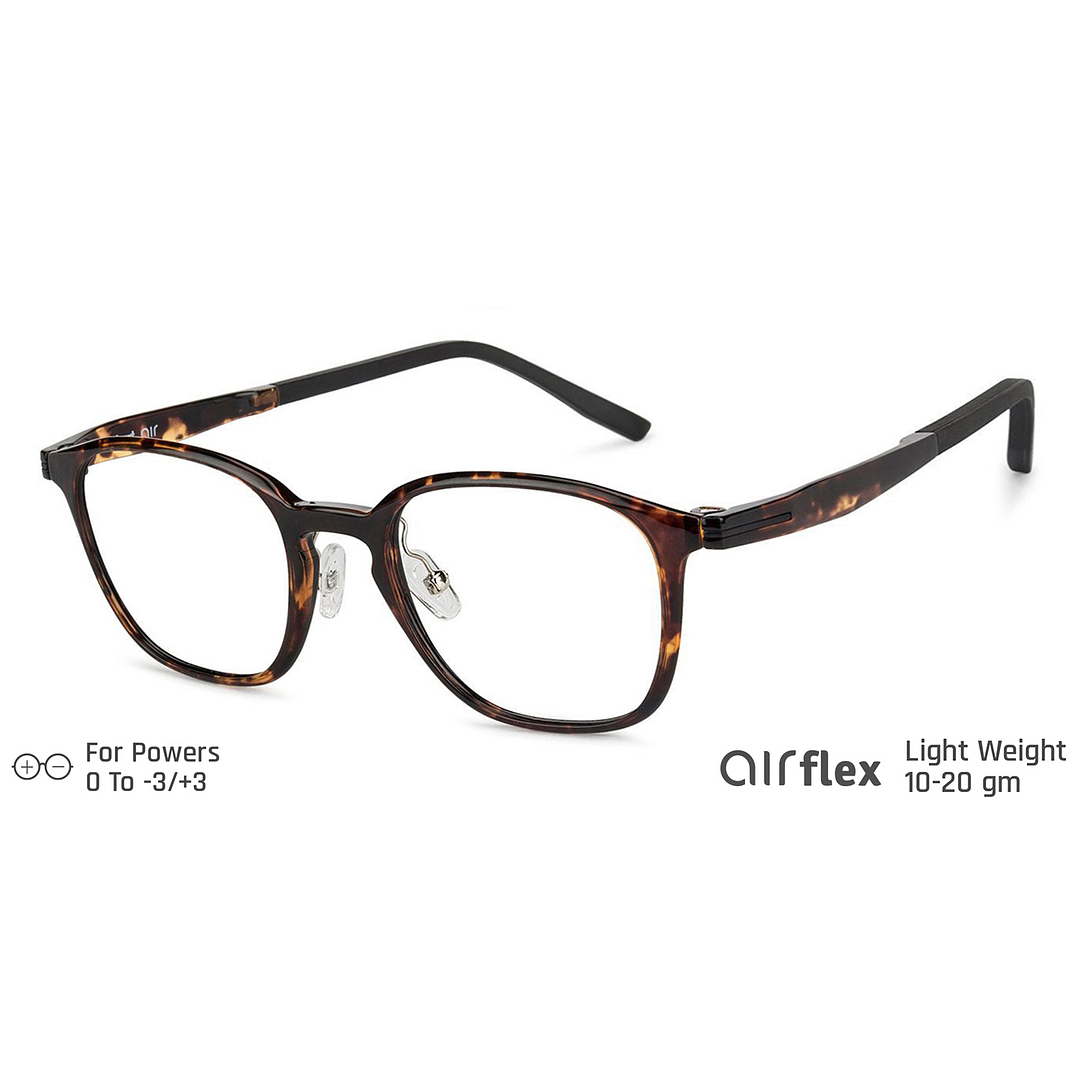 Lenskart Air Online Light Brown Full Rim Square left side