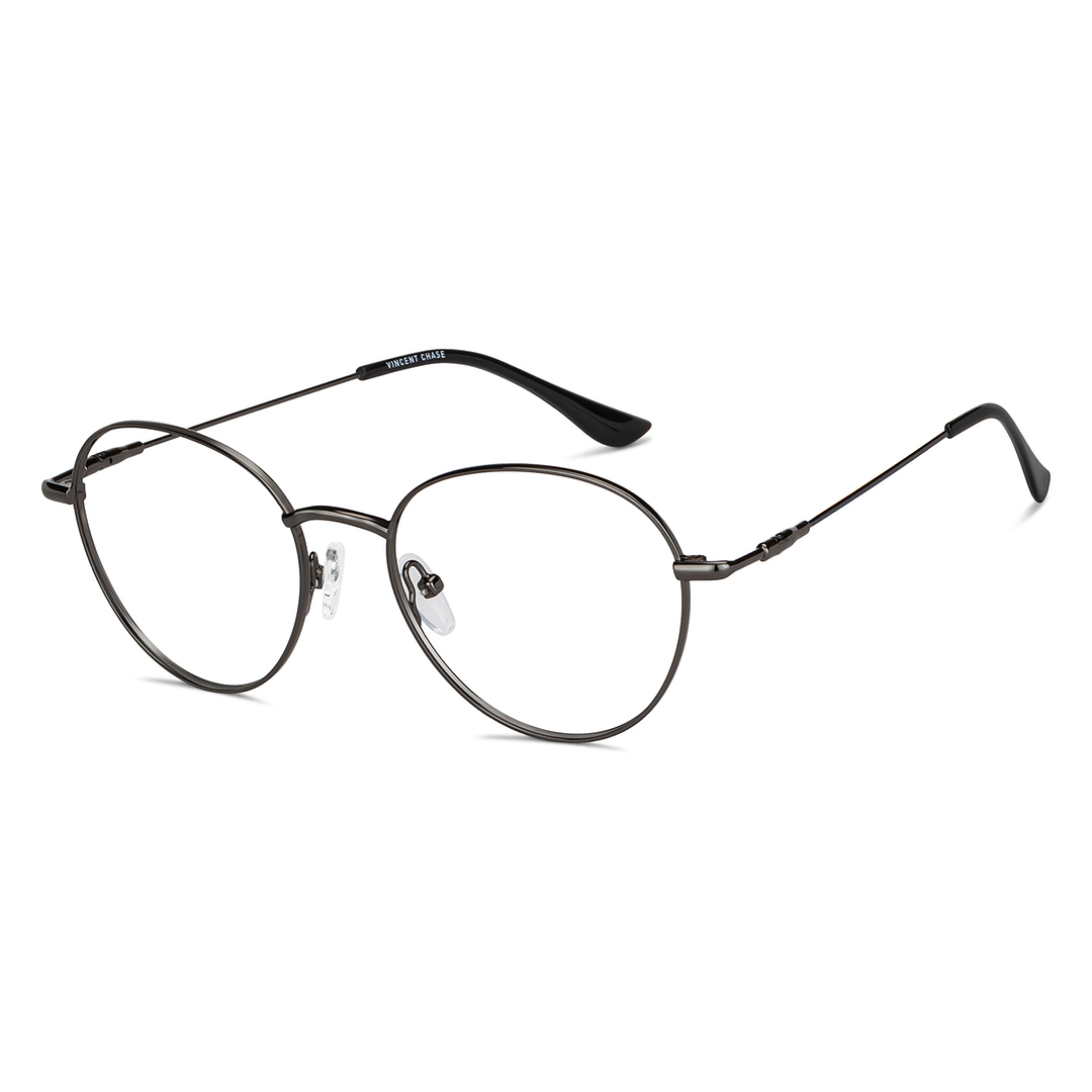 Vincent Chase Online Mid Gunmetal Full Rim Round right side