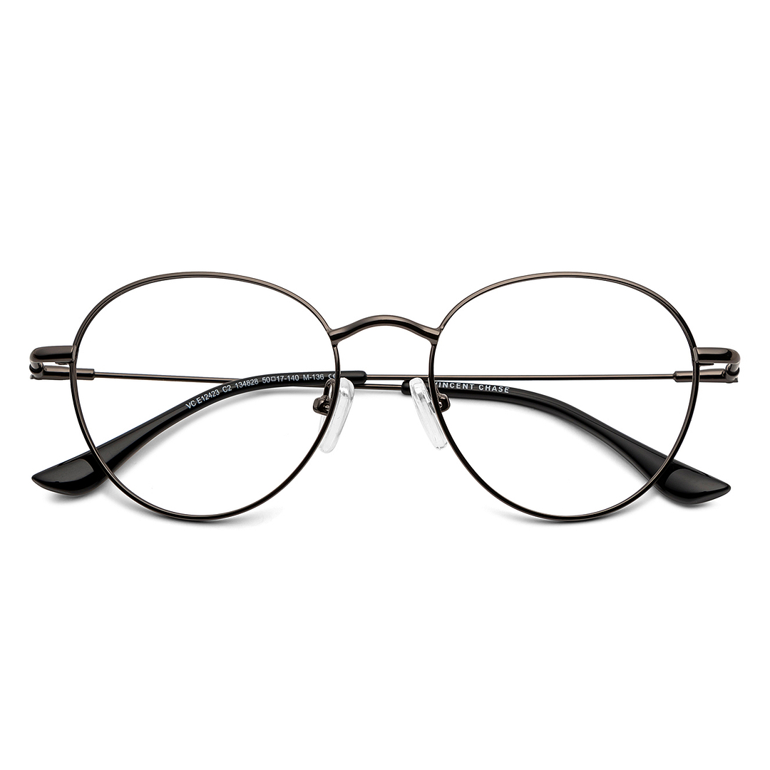 Vincent Chase Online Mid Gunmetal Full Rim Round right side