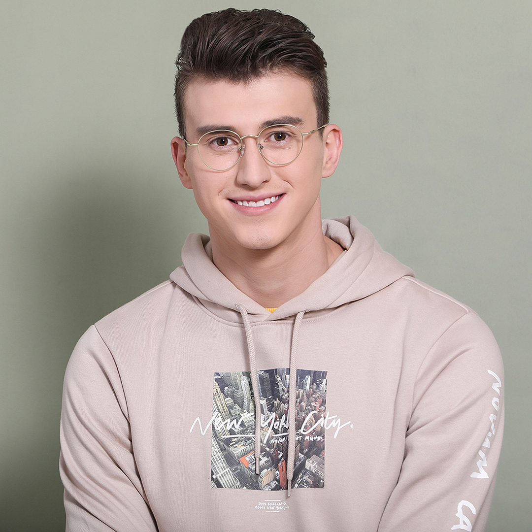 Vincent Chase Online Gold Full Rim Round left side