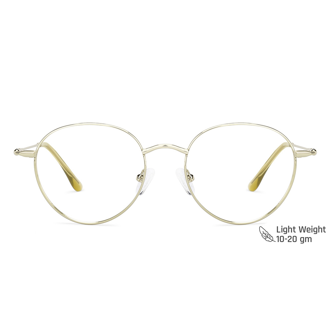 Vincent Chase Online Gold Full Rim Round left side