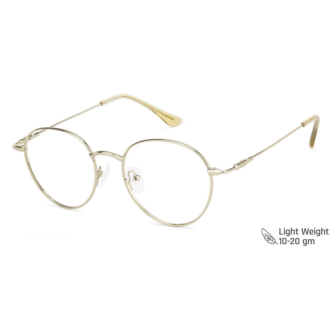 Vincent Chase Online Gold Full Rim Round right side