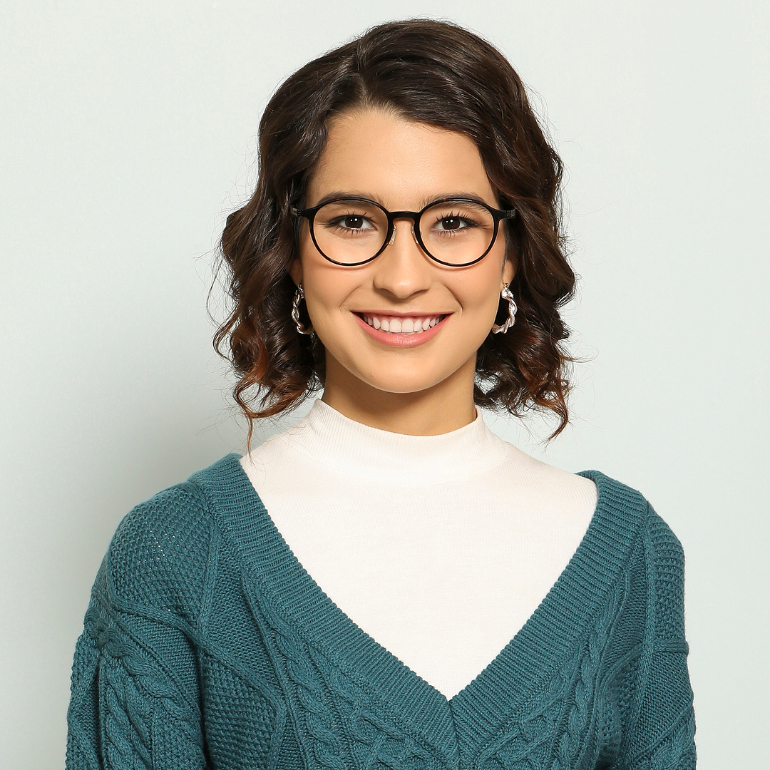 Lenskart Air Online Light Brown Full Rim Round right side