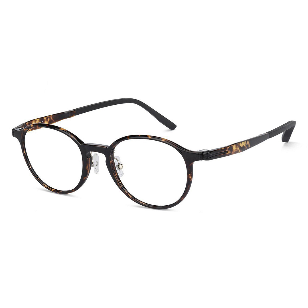 Lenskart Air Online Light Brown Full Rim Round left side