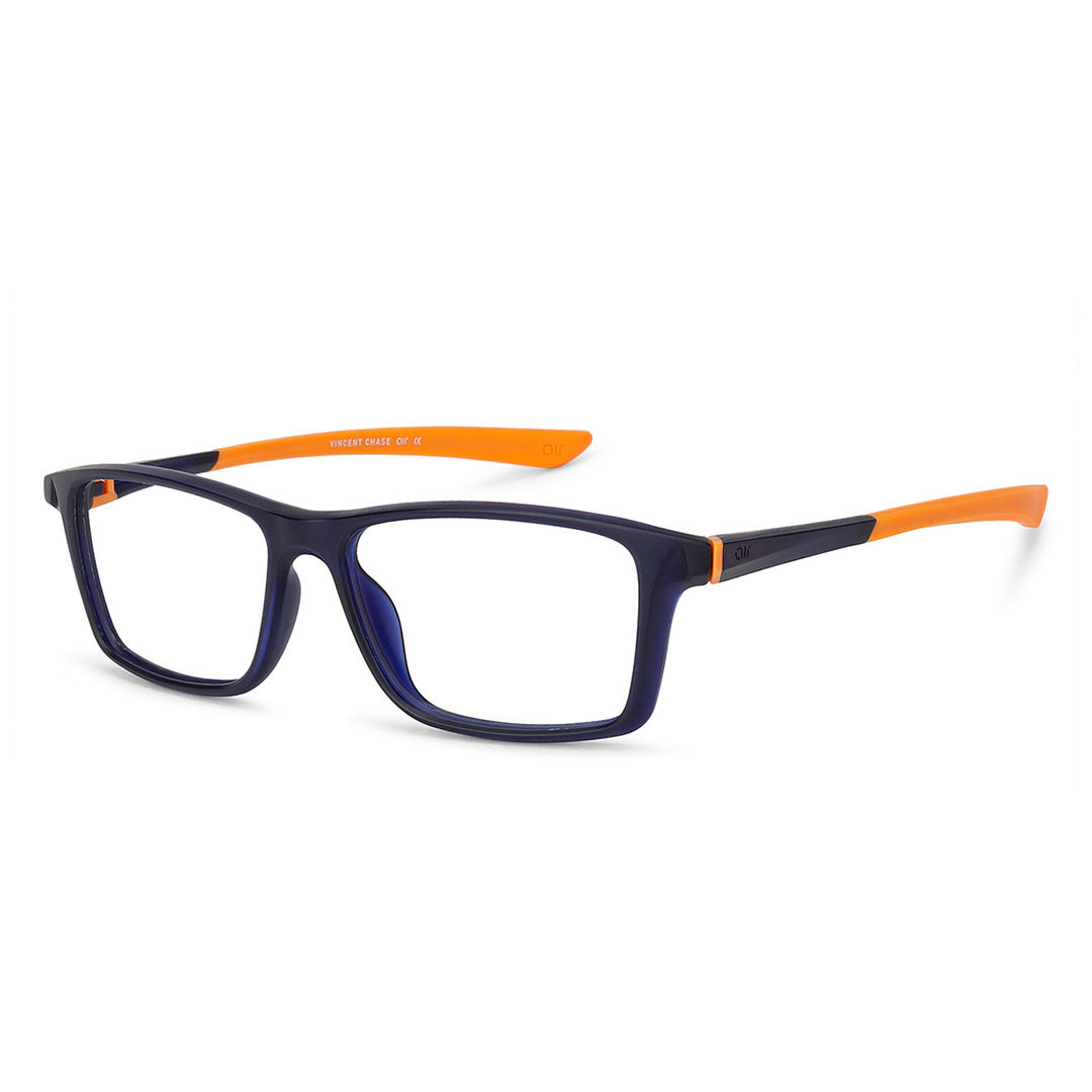 Lenskart Air Online Blue Transparent Full Rim Rectangle right side
