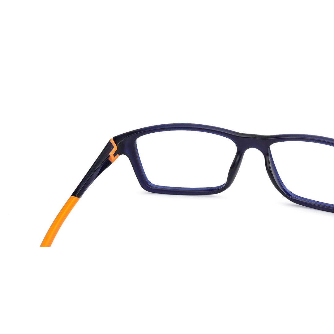 Lenskart Air Online Blue Transparent Full Rim Rectangle left side