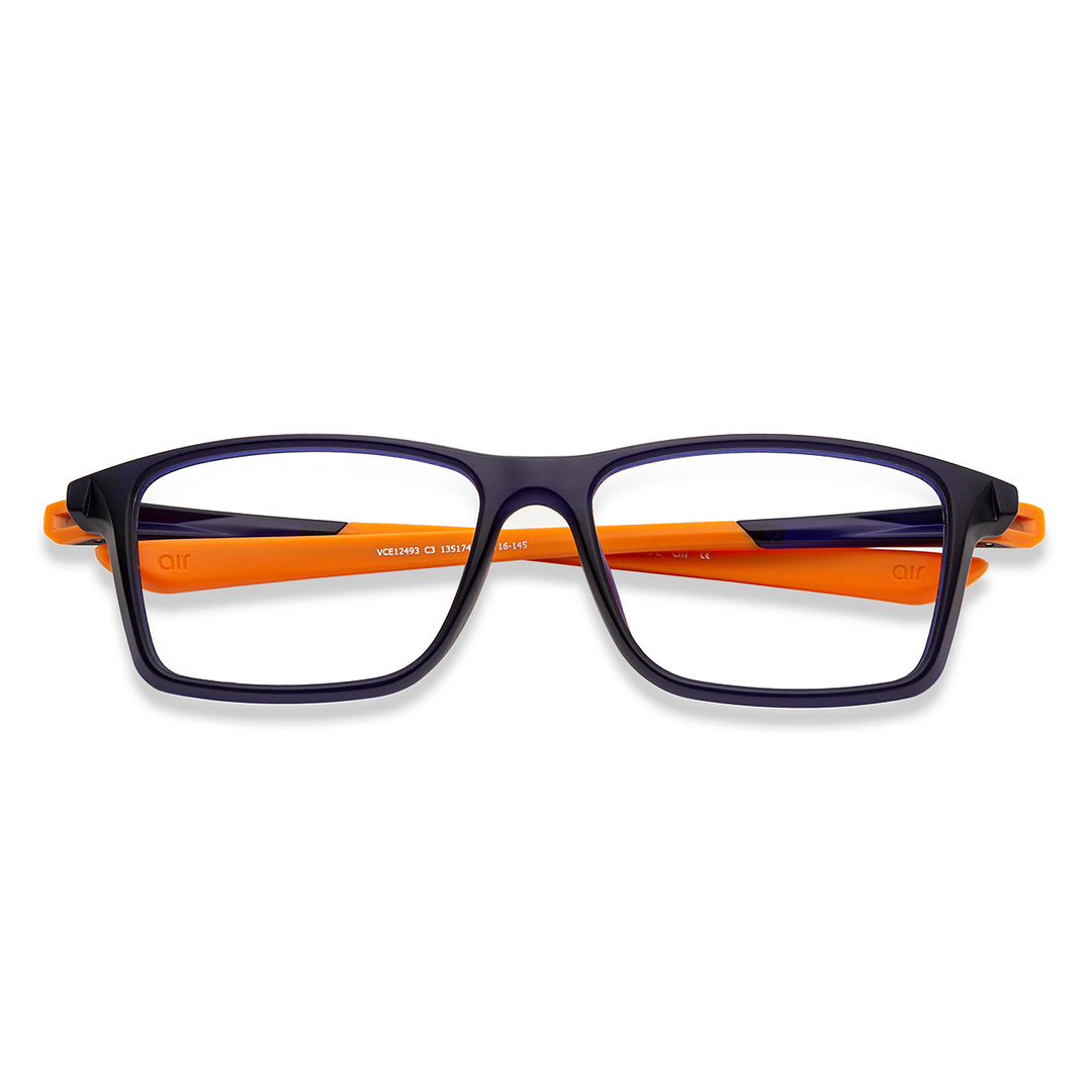 Lenskart Air Online Blue Transparent Full Rim Rectangle right side