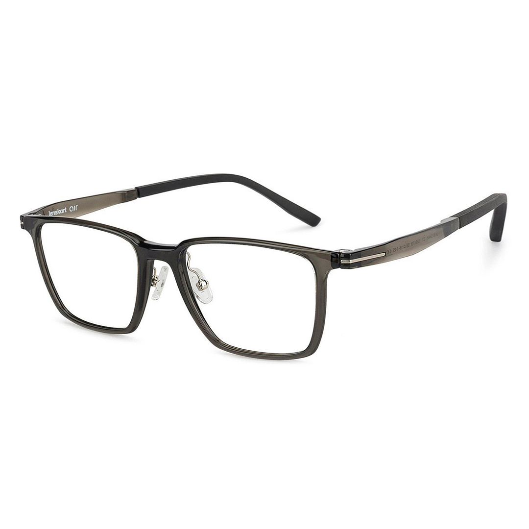 Lenskart Air LA Light Gray Full Rim Square right side