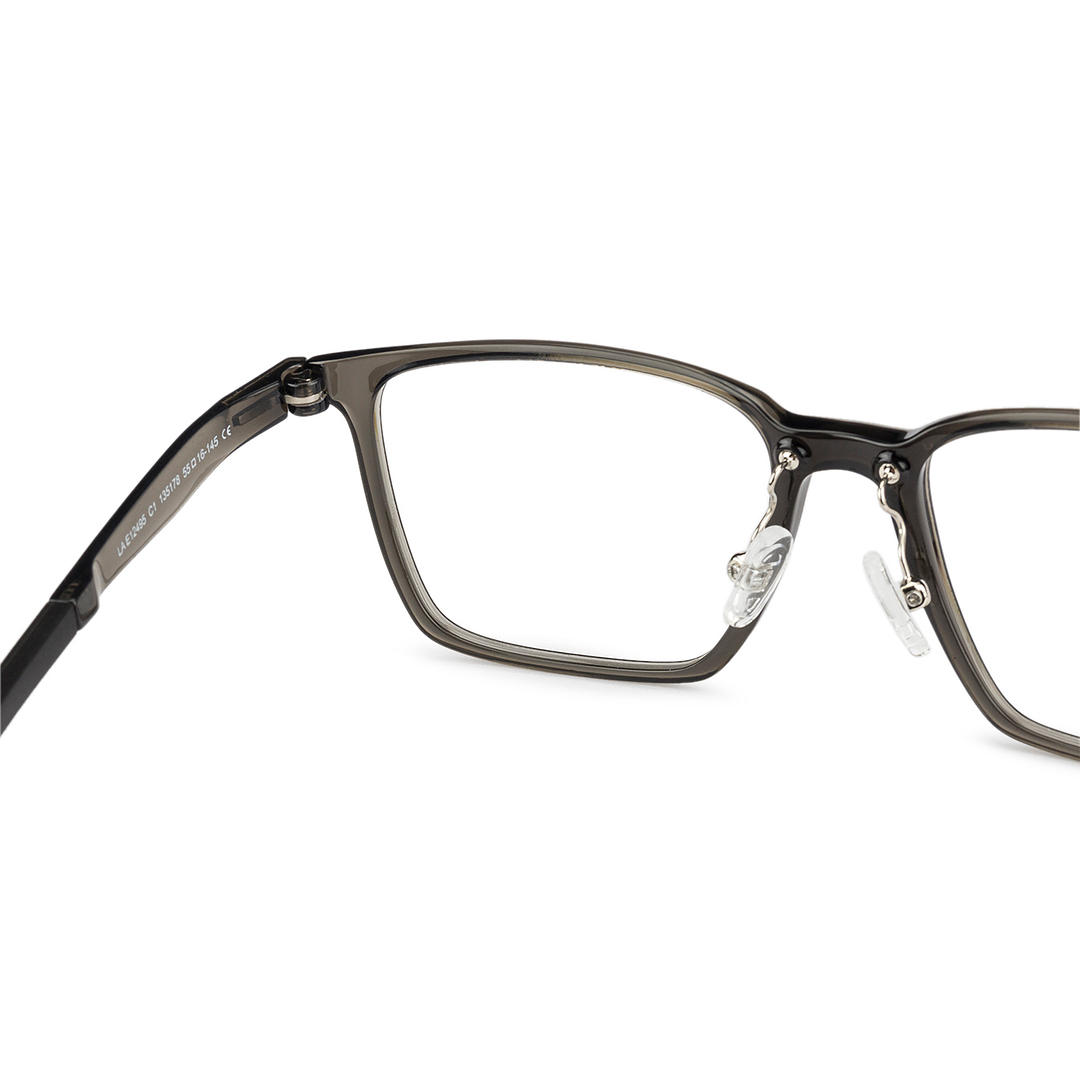 Lenskart Air LA Light Gray Full Rim Square left side