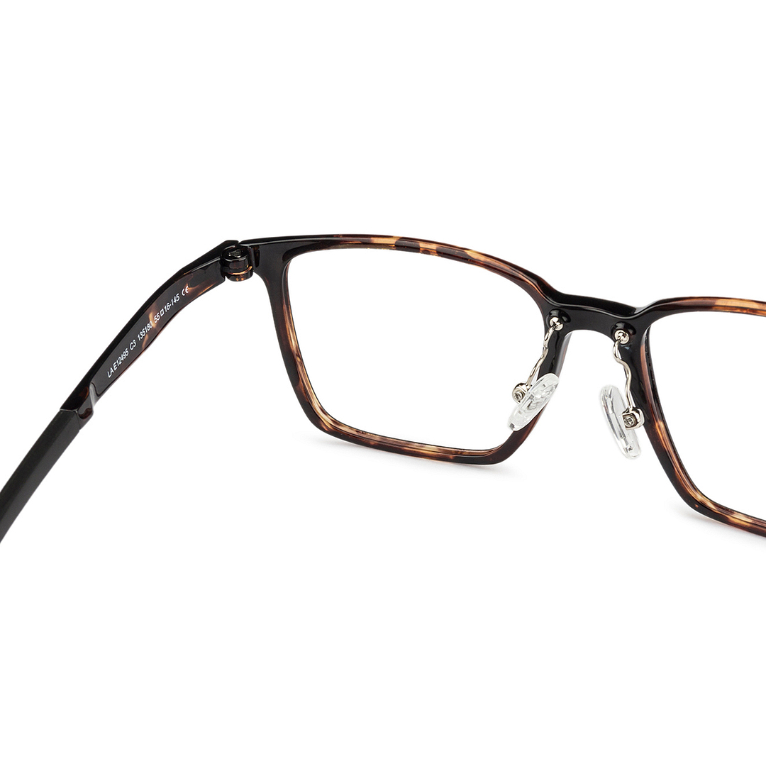 Lenskart Air LA Light Brown Full Rim Square right side