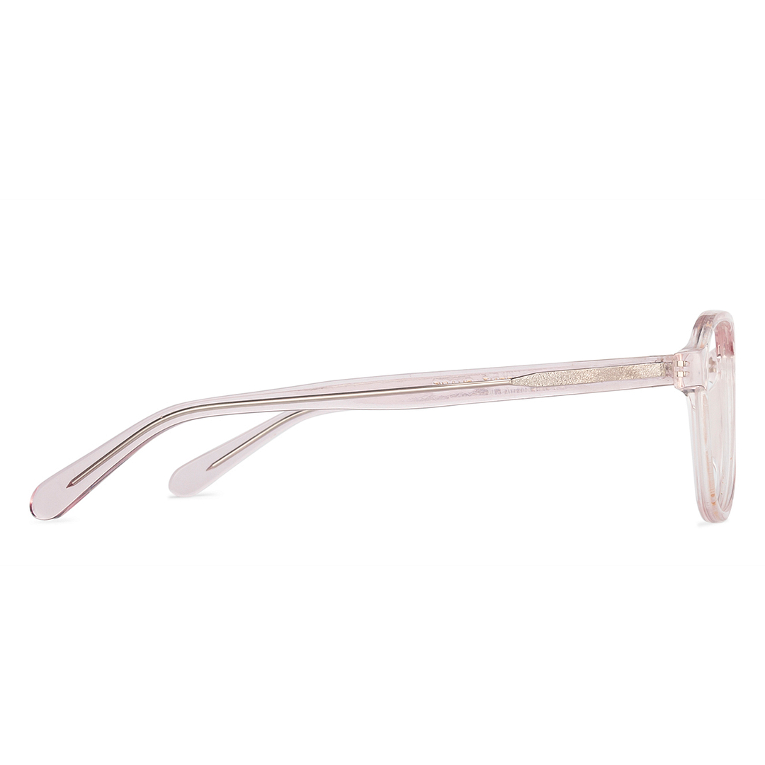 Vincent Chase Online Pink Transparent Full Rim Aviator right side