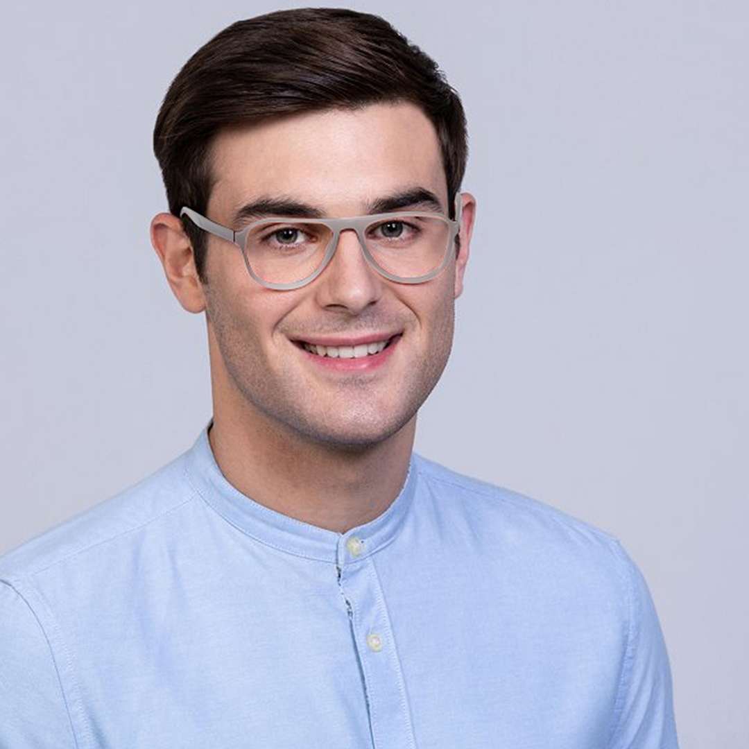 Vincent Chase Online Pink Transparent Full Rim Aviator right side