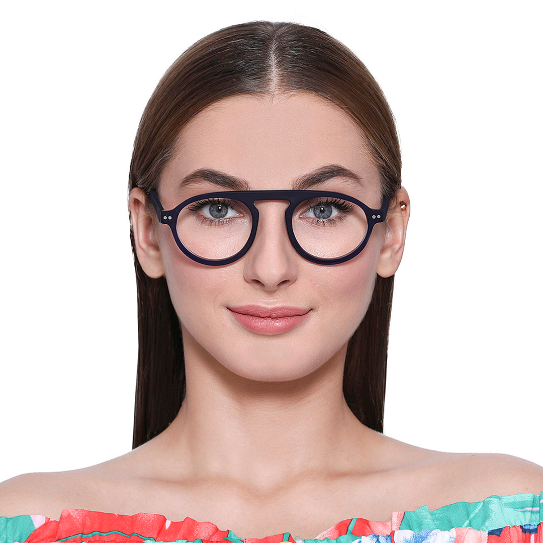 Vincent Chase Online Sky Blue Full Rim Round right side