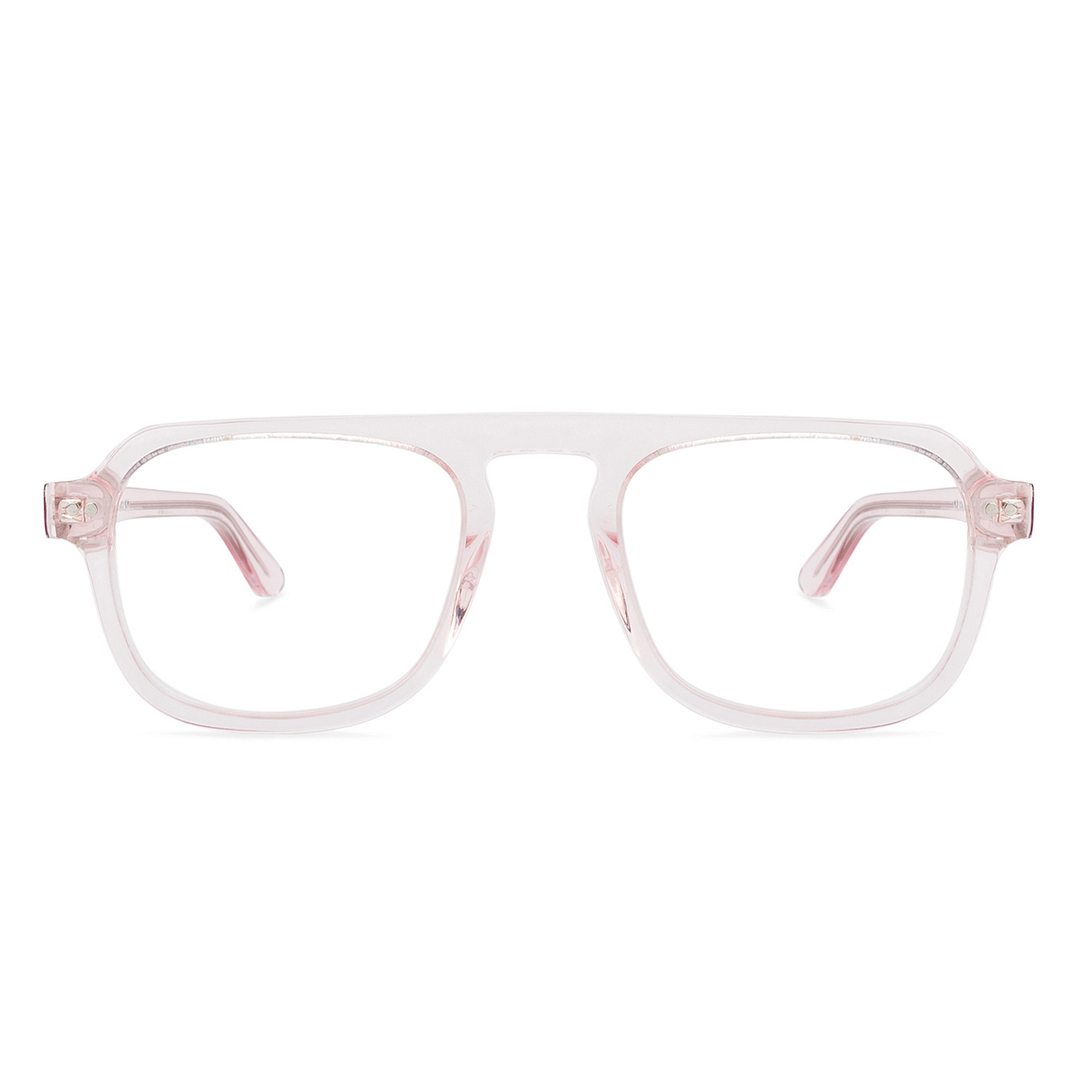 Vincent Chase Online Pink Transparent Full Rim Square left side