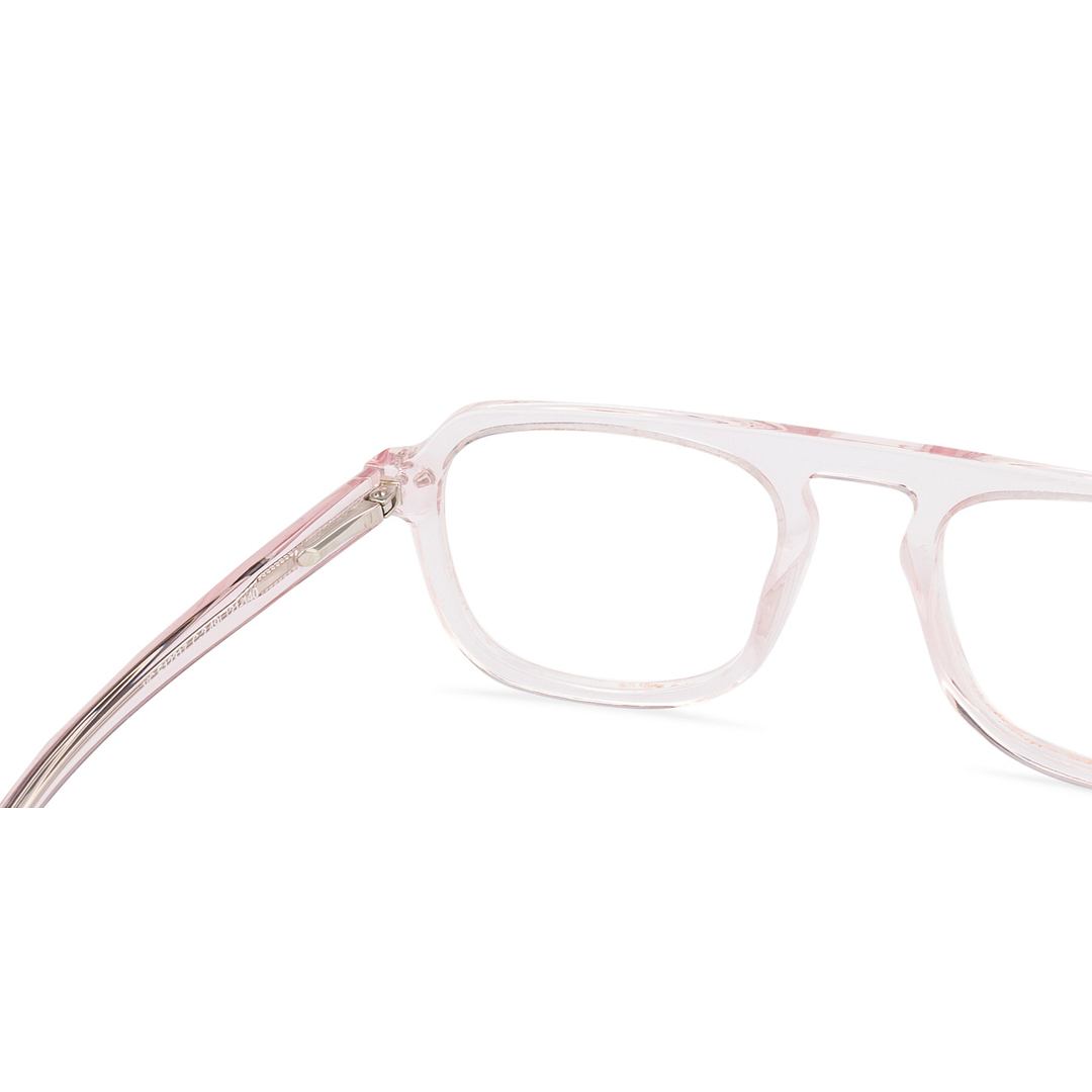 Vincent Chase Online Pink Transparent Full Rim Square left side