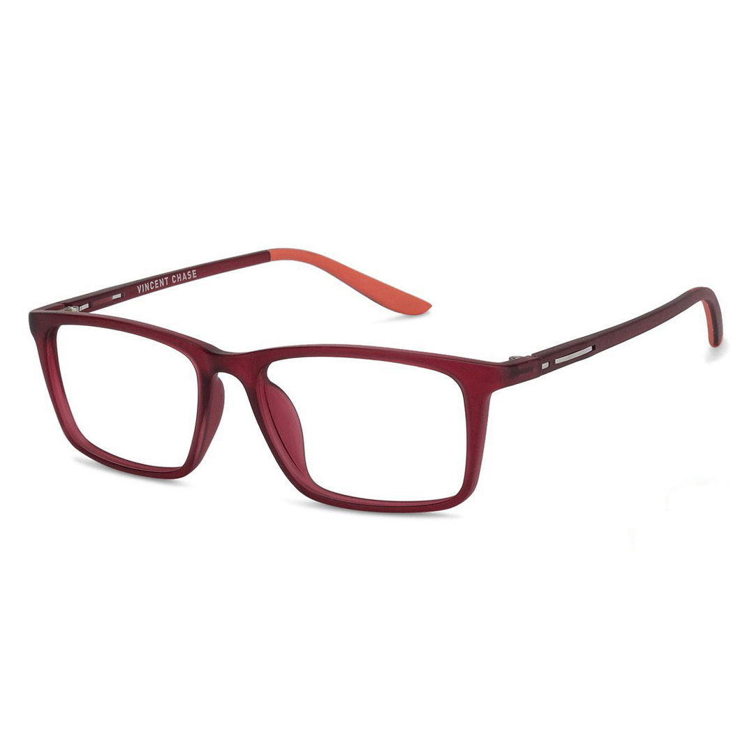 Hooper Online Red Transparent Full Rim Rectangle right side